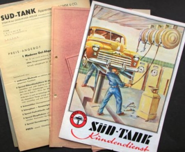 Süd-Tank Apparatebau Gasstation-Brochure Convolut 1950 (1838)